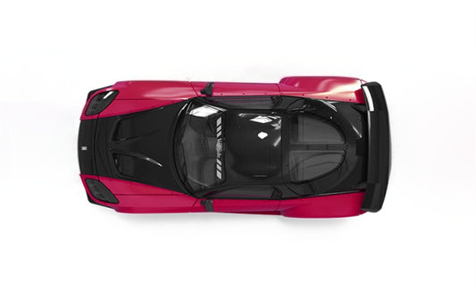 SUPDAR Mazda RX-7 Veilside Rose Red Limited Edition 999PCS ONLY 1:64 Car Pre-built Model view2