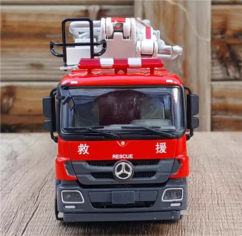 SANY JP65 65M large-span lifting jet fire truck Limited Edition 1:50 Truck Pre-built Model