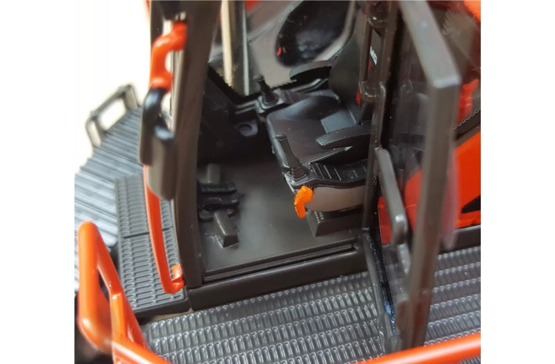 LGMG ME136 Large mining excavator Orange Red 1:35 Truck Pre-built Airliner Model Display view2