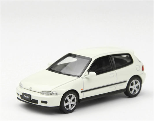 LCD-MODELS Honda Civic SiR II EG6 White 1:64 car Pre-built Model view2