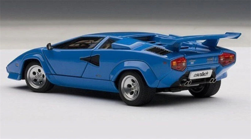 AUTOART LAMBORGHINI COUNTACH LP5000S Bule fully open 1:43 Car Pre-built Model view6