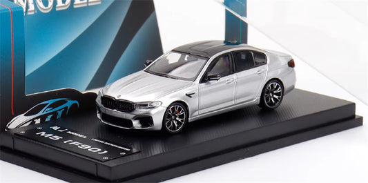 1:64 BMW M5 F90 Diamond Silver MJ Model Limited Edition 999PCS ONLY DIECAST Civil Car Model