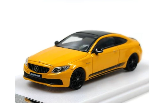 1:64 Mercedes-Benz AMG C63s  Sunflower Yellow Howie Model   DIECAST Model
