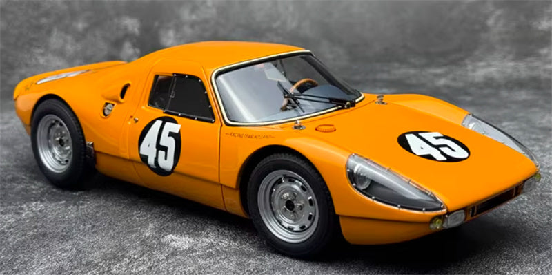 CMC Porsche 904 Carrera GTS 1.000 Km Nurburgring 1964 Koch/ Pon #45 orange Limited Edition 1500PCS ONLY 1:18 Car Pre-built Model view5
