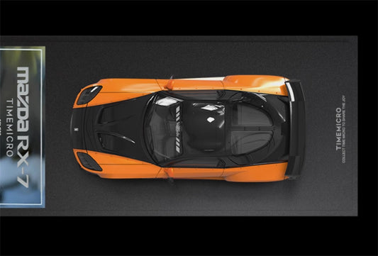 TIMEMICRO Mazda RX-7 Veilside Orange Black
Limited Edition 999PCS ONLY 1:64 Car Pre-built Model view2