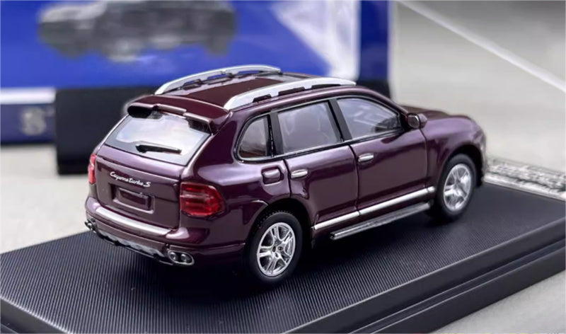 SW Porsche Cayenne Turbo S Claret Limited Edition 499PCS ONLY 1:64 car Pre-built Model view7