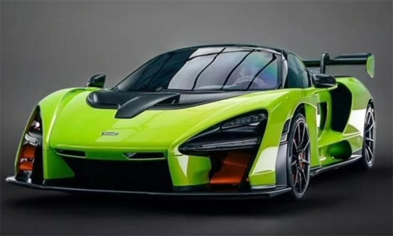 Micro Artisan Model McLaren Senna Fluorescent Green Limited Edition 199pcs ONLY 1:64 Car Pre-built Model
