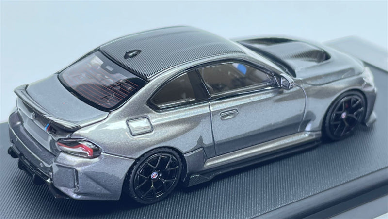 1:64 BMW M2 Mk2 G87 Titanium Gray SW Limited Edition 499PCS ONLY DIECAST Civil Car Model