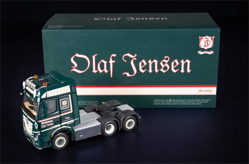 IMC  Olaf Jensen 6x2 Mercedes Benz Door opening style Limited Edition 1:50 Truck Pre-built Model