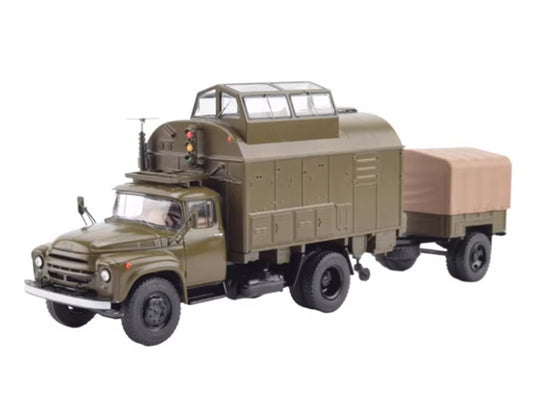 StartScaleModels Soviet Air Force SKP-11 (130) Control Center 1:43 Truck Pre-built Airliner Model Display view1