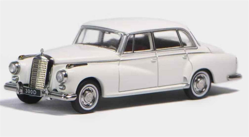 GFCC Mercedes Benz 300D 1959 classic car White LHD 1:64 car Pre-built Model view1