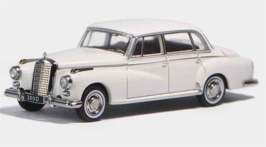 GFCC Mercedes Benz 300D 1959 classic car White LHD 1:64 car Pre-built Model view1