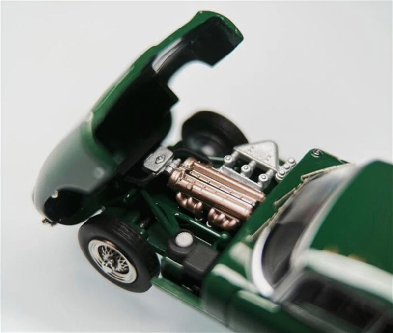 GFCC 1961 Jaguar E-Type Coupe hardtop version British Green Limited Edition 499PCS ONLY RHD 1:64 car Pre-built Model view4