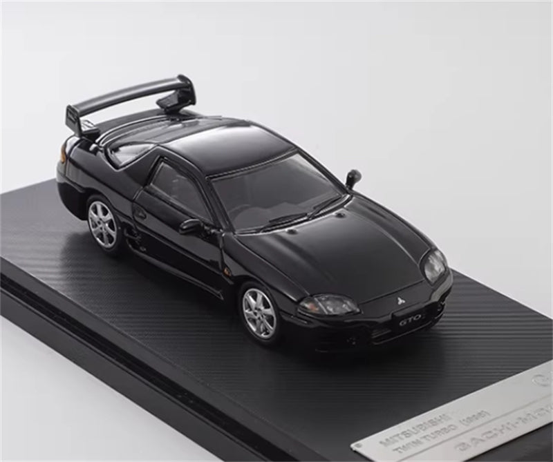 GAGHI MODELS Mitsubishi 3000GT GTO 1998 Black 1:64 Car Pre-built Model