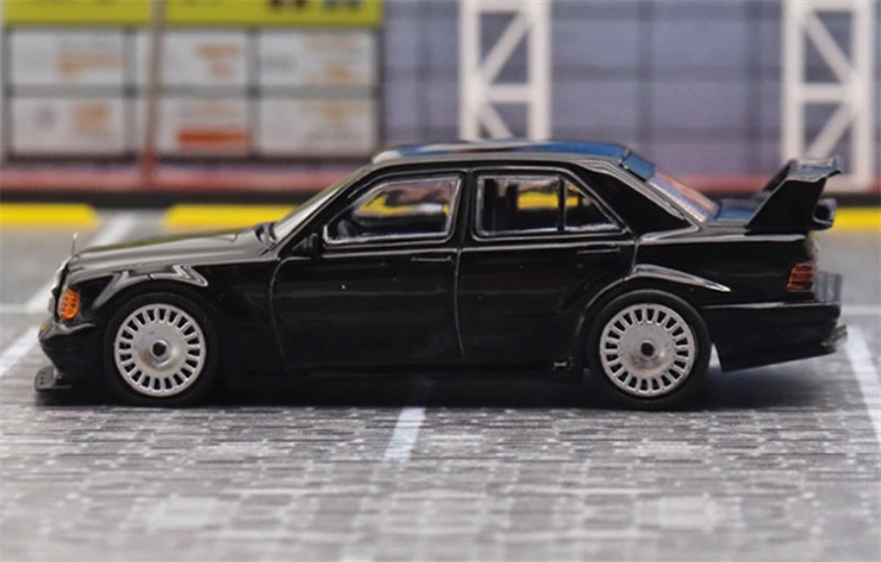 SEEKER Mercedes Benz 190E 2.5-16 Evolution Black 1:64 Car Pre-built Model view3
