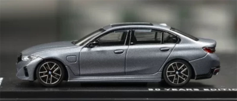 1:64 BMW 3 Series I3 G28 BEV gray Almost Real 50 Years Edition DIECAST Civil Car Model
