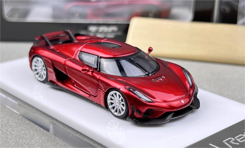 TPC Koenigsegg Regera red Limited Edition 999PCS ONLY 1:64 Car Pre-built Model view4