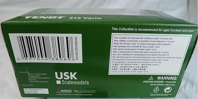 USK Fendt 313 Vario tractor Green 1:32 Truck Pre-built Model