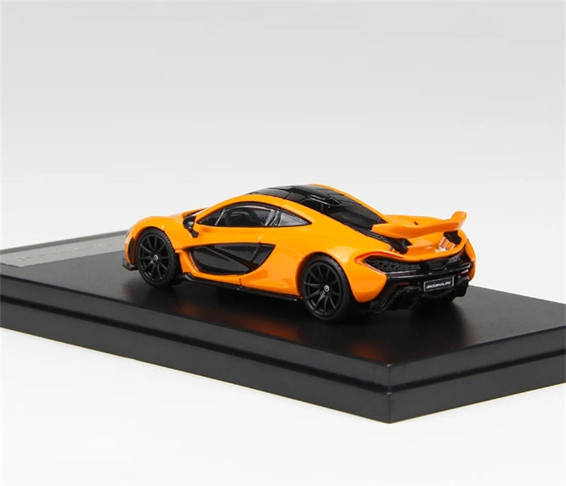 LCD-MODELS McLaren P1 Orange Super Car 1:64 car Pre-built Model view7