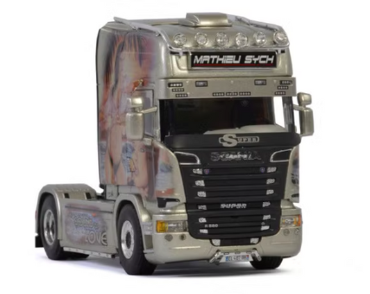WSI SCANIA STREAMLINE TOPLINE 4X2 MATHIEU SYCH 1:50 Car Pre-built Model