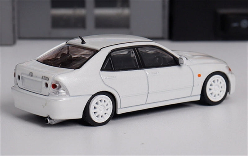 BBS Toyota Altezza RS200 SXE10 White Limited Edition 499pcs ONLY 1:64 Car Pre-built Model