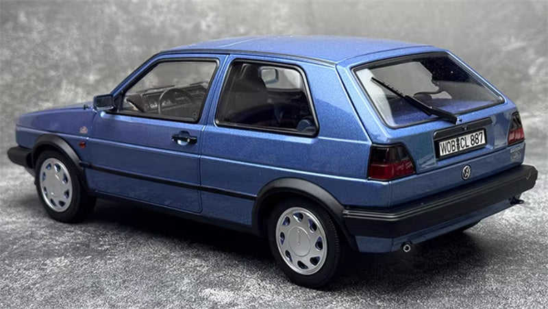 NOREV Volkswagen VW Golf 10 Million 1988 royal blue 1:18 Car Pre-built Model view7