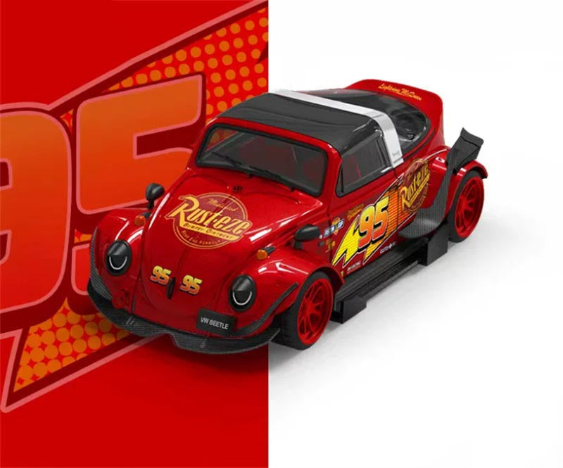 1:64 Hino H300 VW Beetle Car & Tailer Set Red COOL.CAR Limited Edition 999PCS ONLY DIECAST Model
