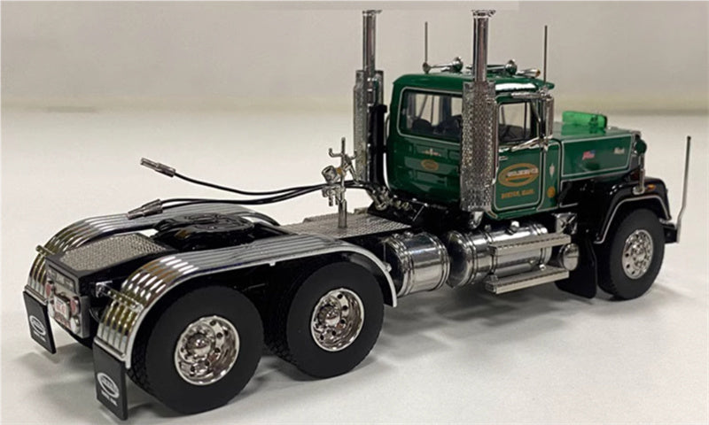 Heavy Haul Replicas 1986 Mack Double Axle American Tractor Truck G. Greene 1:50 Truck Pre-built Model