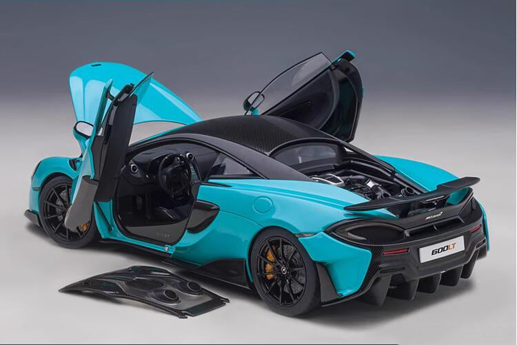 AUTOART McLaren 600LT sports car blue 1:18car Pre-a Model