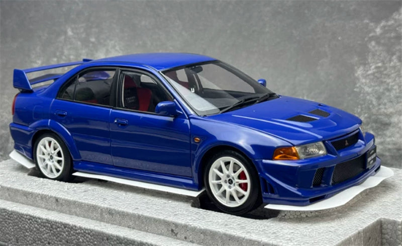 1:18 Mitsubishi Lancer Evolution VI (6.5) GSR T.M.E  Canal Blue MOTORHELIX Limited Edition 499PCS ONLY DIECAST Model