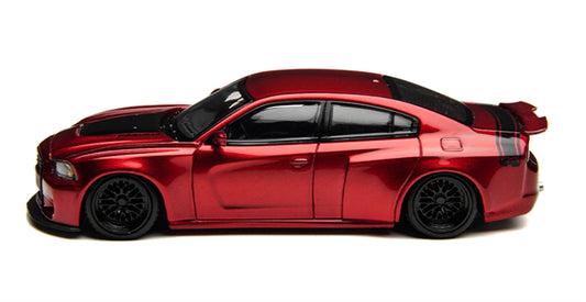 1:64 Dodge Charger Brawler red TimeMicro x PSC DESIGN DIECAST Civil Car Model