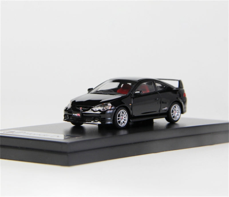 LCD-MODELS Honda Integra Type R DC5 Black 1:64 car Pre-built Model view3