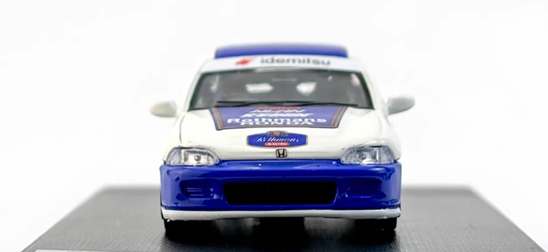SW Honda Civic EG6 Blue White Rothmans Limited Edition 499PCS ONLY 1:64 Car Pre-built Model view7