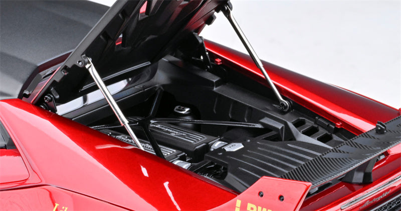 AUTOART Lamborghini HURACAN GT supercar red LBWK AirREX Liberty Walk AK-produce LB PERFORMANCE 1:18 Car Pre-built Model view12
