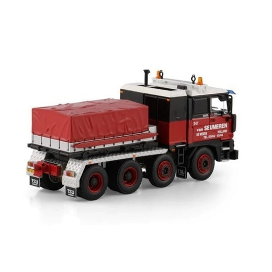 1:50 DAF Van Seumeren 3600 8x4 + BALLASTBOX MAMMOET  Red DIECAST Model