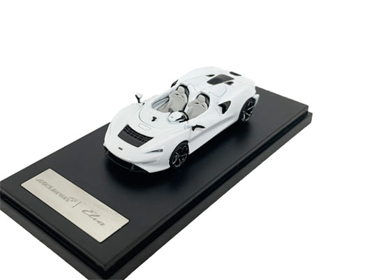LCD-MODELS McLaren ELVA LIGHT White Open Top Super Car 1:64 car Pre-built Model view1