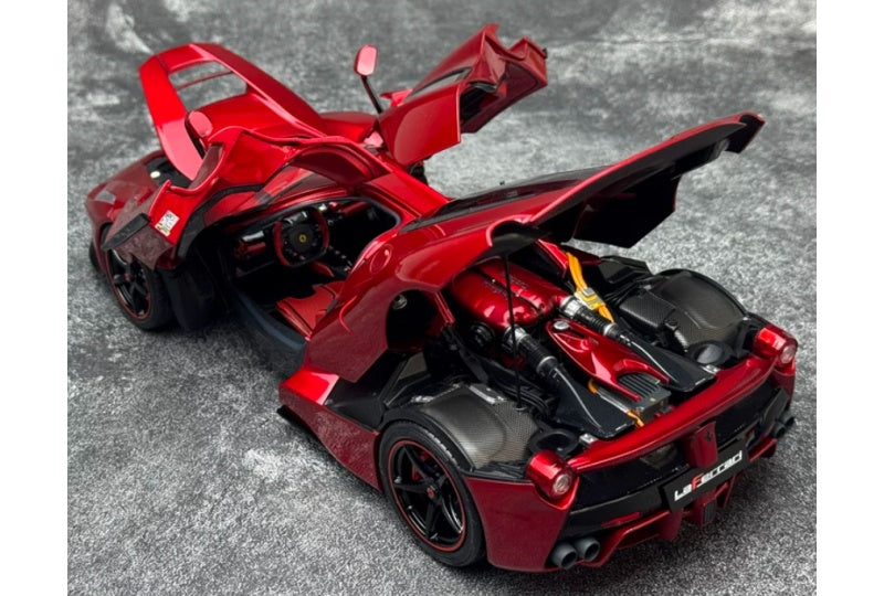 1:18 Ferrari LaFerrari  Hamilton Metallic Red BBR MODELS  DIECAST Model