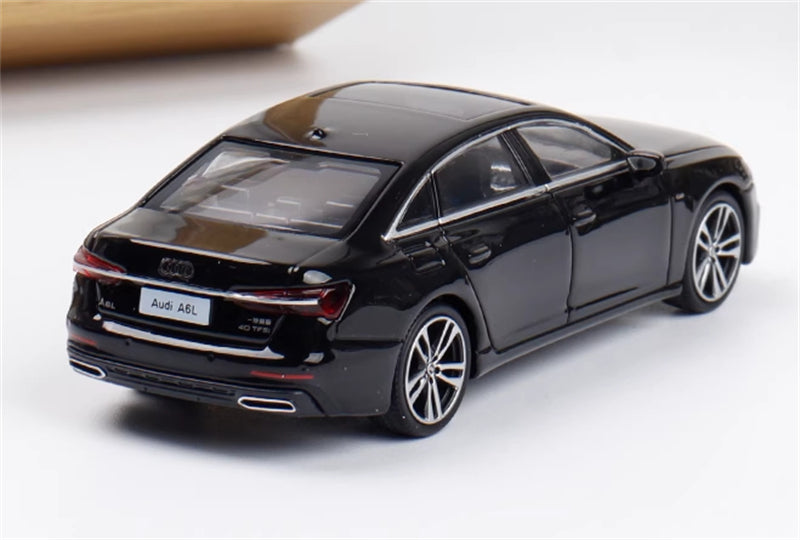 VAV AUDI A6L Black Sedan 1:64 Car Pre-built Model