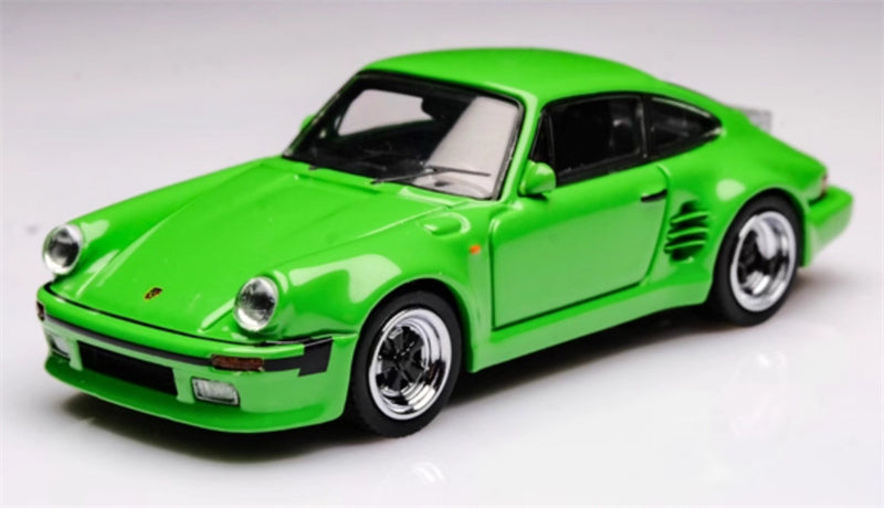 BSC Porsche 911 930 Turbo Green Limited Edition 399PCS ONLY 1:64 Car Pre-built Model view1