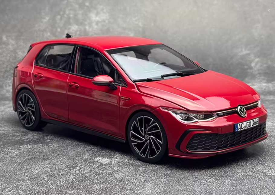 1:18 Volkswagen Golf GTI 2020 Red  NOREV 8th generation DIECAST car Model