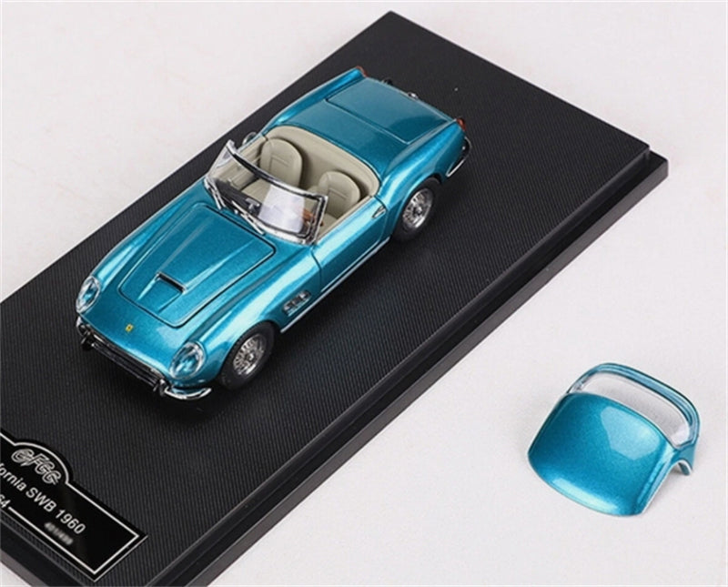 GFCC 1960 SWB Ferrari 250GT California Convertible Metallic Green Limited Edition 499PCS ONLY LHD 1:64 car Pre-built Model view1