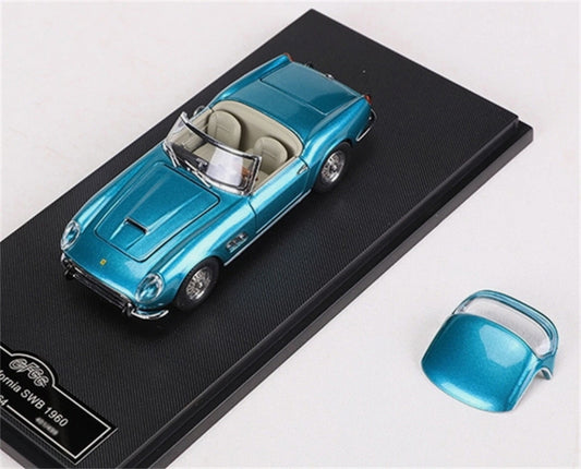GFCC 1960 SWB Ferrari 250GT California Convertible Metallic Green Limited Edition 499PCS ONLY LHD 1:64 car Pre-built Model view1