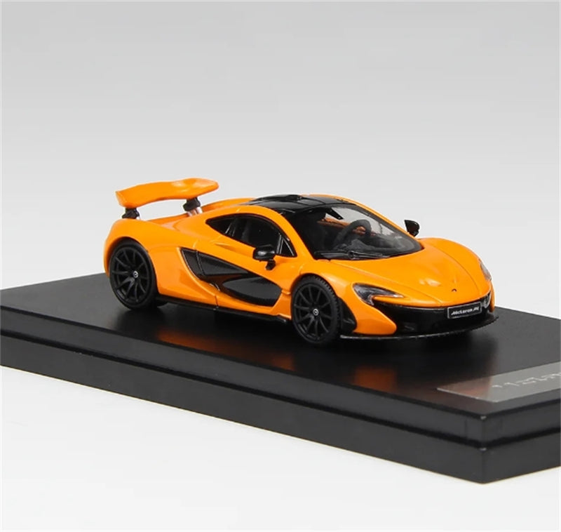 LCD-MODELS McLaren P1 Orange Super Car 1:64 car Pre-built Model view3