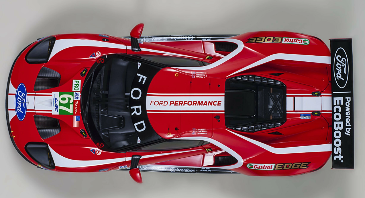 AUTOART Ford GT GTE Pro 24h 2019 Le Mans #67 EcoBoost Castrol EDGE Michelin GT WEC Pro Total 1:18 Car Pre-built Model view10