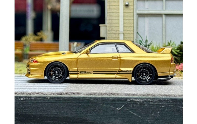 1:64 Nissan BNR32 GT-R 650R Gold INNO64 DIECAST Car Model