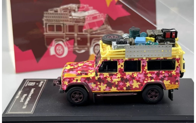 1:64 Land Rover Defender 110   Master x Somodel Grapevine Edition with Accessories Limited Edition 1200PCS ONLY DIECAST Model