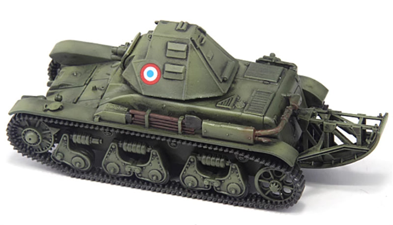 S-MODEL French Renault R-35 R35 light tank FCM36 turret 1:72 Tank Pre-built Model
