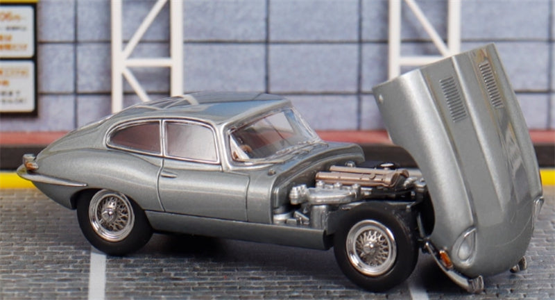 GFCC 1961 Jaguar E-Type Coupe hardtop version Iron Grey Limited Edition 499PCS ONLY RHD 1:64 car Pre-built Model view5