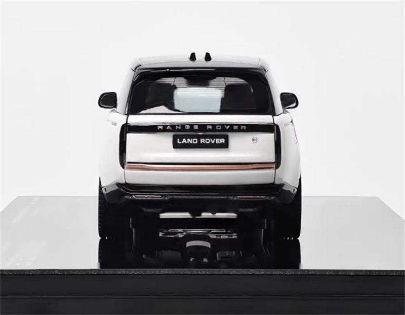 1:43 Land Rover Range Rover Honor Genesis 2022 White - Black Top  LCD MODELS Extended Edition DIECAST Car Model