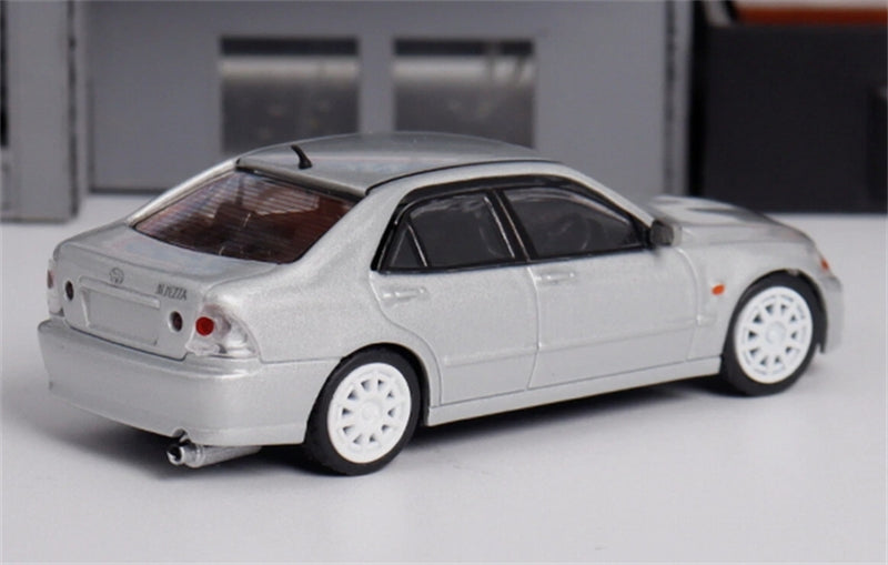 BBS Toyota Altezza RS200 SXE10 Silver Limited Edition 499pcs ONLY 1:64 Car Pre-built Model